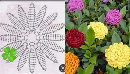 Crochet A Beautiful Chrysanthemum In 5 Steps