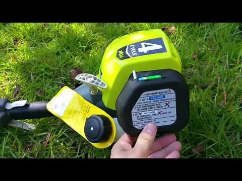 Ryobi 4-Cycle 30cc Attachment Capable Straight Shaft Gas Trimmer Review Starting Problem Explained
