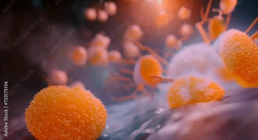 Bacteria (mov) made with Ai generative technology