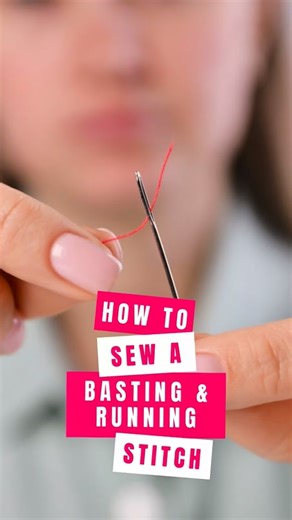 ThreadWerk on Instagram: "Know the difference between running & basting stitches 🧵⁠ ⁠ Running Stitch⁠ ✨ Purpose: Permanent seams, gathering, quilting, or simple embroidery.⁠ ✨ Appearance: Shorter, more even stitches.⁠ ✨ Permanence: Strong and secure.⁠ ⁠ Basting Stitch⁠ 🪡 Purpose: Temporarily holds layers before final stitching.⁠ 🪡 Appearance: Longer, looser, less precise.⁠ 🪡 Permanence: Temporary – easy to remove later.⁠ ⁠ .⁠ ⁠ .⁠ ⁠ .⁠ ⁠ #sewingtherapy #sewinglessons #sewlikeapro #sewingtech