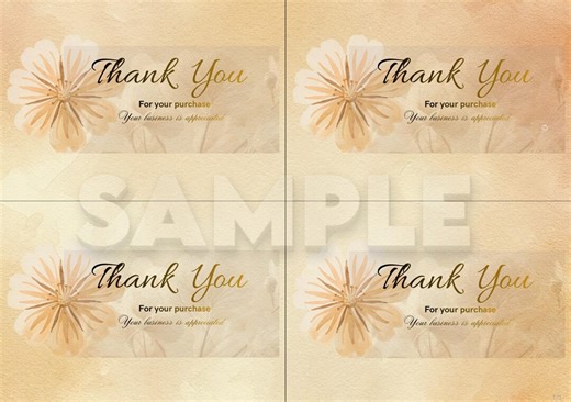 Printable Generic Thank You for Your Purchase Card. - Etsy