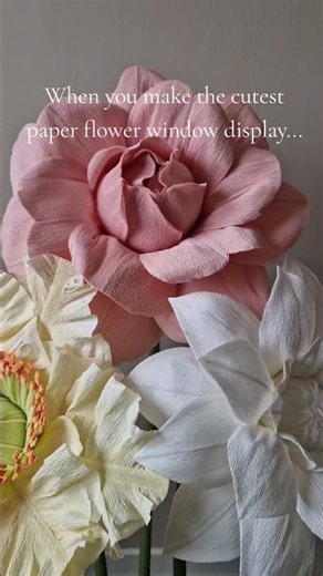 Giant Flower Window Display