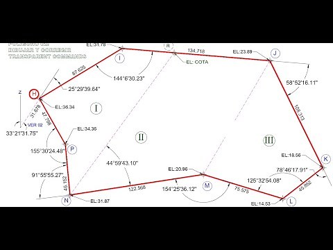 AUTOCAD Dibujo de líneas diagonales con ángulos grados, minutos y segundos.
