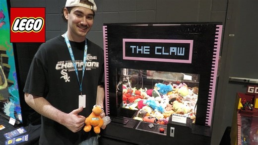 乐高硬核工程：可运作抓娃娃机全解构｜街机厅神还原复刻指南⚙️【机械组Technic终极挑战】| 作者：Beyong the Brick