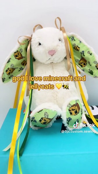 Custom Minecraft Jellycat plush — order on Etsy