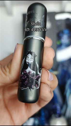 Spray de Corpse Bride 👰🏻‍♀️💀 #corpsebride #shein #emily #unboxing