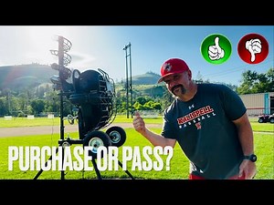 Furlihong 4-Wheel Pitching Machine & Ball Feeder Review | Is it a Good Baseball Pitching Machine?