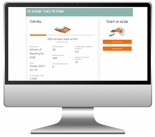 Track My Read - a tool to engage pupils in reading for fun