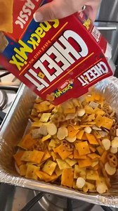 Perfect EASY homemade snack mix for summertime! “PARTY” for more! ☀️☀️🕶️ | Crazy Busy Mama