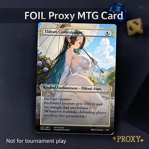 Eldrazi Conscription Proxy – Anime Waifu MTG Proxy Card, Alt Art EDH Commander Cards - Etsy