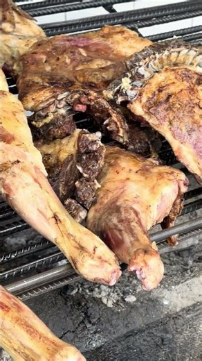 Traditional Roasted Meat in African Village 🔥 | Farm Life Cooking