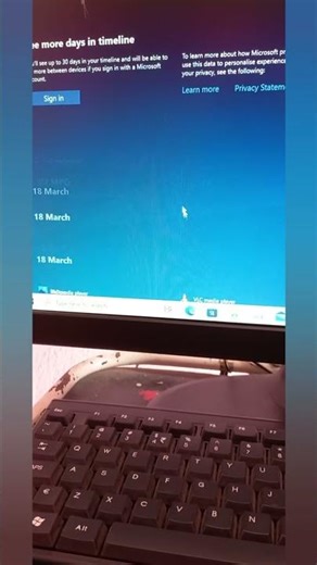 delete files from Task View#windows10 #shorts ❤