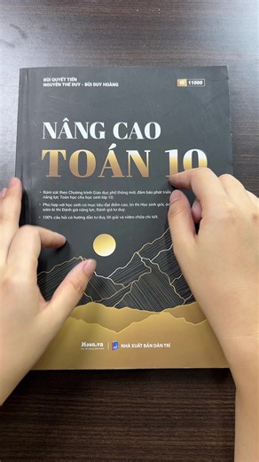 Sách nâng cao toán 10 có video lời giải chi tiết theo chương trình sách giáo khoa 10 #sachtuhoctoan10 #sachnangcaotoan10 #sach60deminhhoamonhoa #sach100deminhhoamontoan