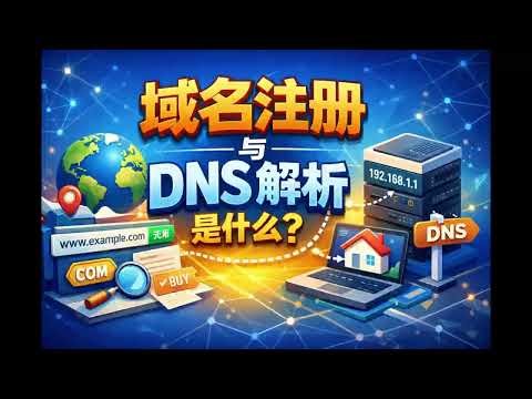 外贸建站第 1 步：域名注册与 DNS 解析完整指南