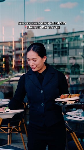 When lunch breaks hit different 🍴 Express Lunch at Elements Bar and Grill from $39 Fast. Tasty. Worth it. #expresslunch #lunchunder40 #sydneyfoodies #quickbites #foodtok #lunchvibes #elementsbarandgrill
