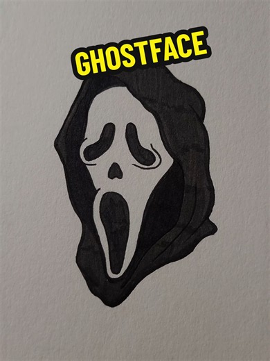 How to Draw Ghostface: Easy Sketch Tutorial for Your Sketchbook