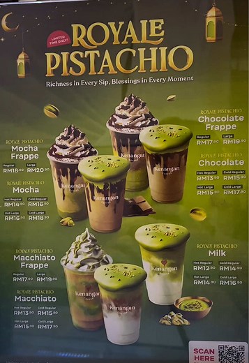 Nikmati Royale Pistachio Series di Kenangan Coffee