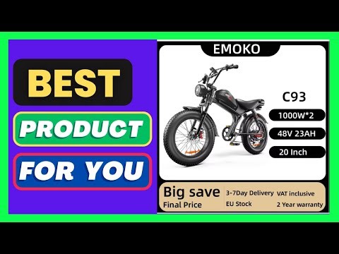 Emoko C93 Electric Bicycle 1000W*2 Dual Motor 48V23AH