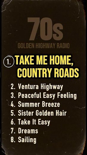 Best Oldies 70s Music Hits ✨ Take Me Home, Country Roads - John Denver (Greatest Hits)
