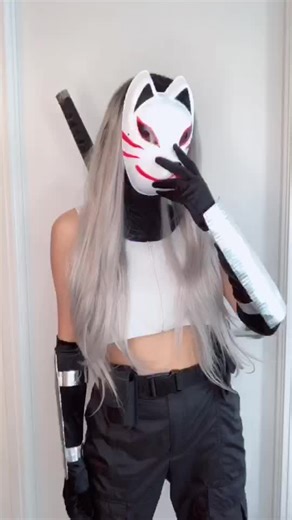 If Anbu Kakashi was a girl 😋 I love doing genderbend cosplays! #anime #cosplay #fyp