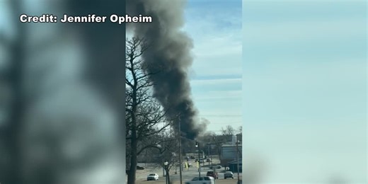 Crews respond to fire as smoke towers over South Beloit