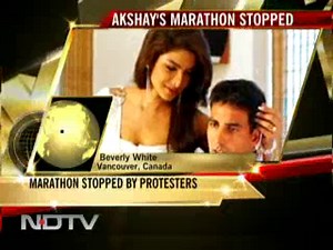 Akshay's Winter Olympics torch run cut short