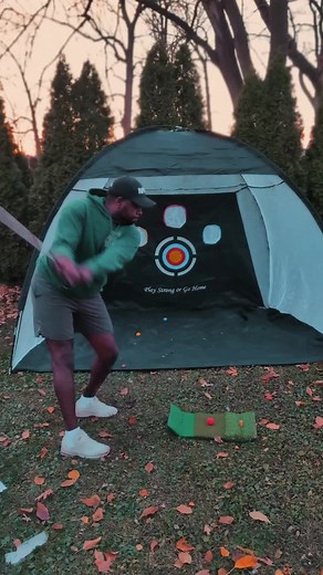 Home Golf Practice with a @brohoodccy practice net 🏌🏿‍♂️ Even though most golf courses are closed I still have to get in my swing practice. I was able to receive a golf practice net so that I can get in some swing practice at home. 🏡 The practice net can be found on amazon and is linked in my linktree in my bio. It was pretty easy to set up and get practice going. If you have space for it inside or outside I highly recommend getting it since home practice is the best practice! . . . . . . . .