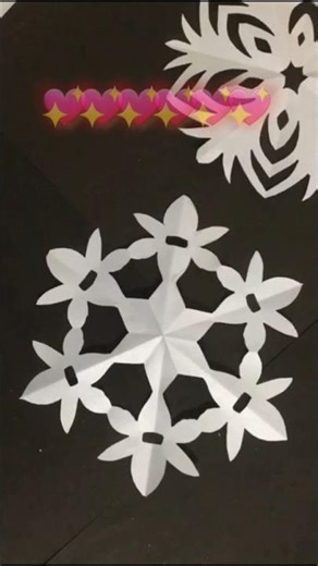 #snowflakes #diy #paper #homemadepapercraft #craft