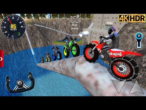 Impossible Bike Ramp Stunts Driving - Dirt Bikes Racing Simulator 2026 - Android / IOS GamePlay [4K]