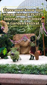 Spring is in full bloom at EPCOT—and there’s no better time to visit than during the International Flower & Garden Festival! Here are 3 must-know tips to make the most of your visit: 1. Arrive early to beat the crowds and snap photos of topiaries while the lighting is perfect. 2. Grab a Festival Passport at the entrance—it’s your guide to all the outdoor kitchens, garden displays, and exclusive merch. 3. Don’t miss the Garden Rocks concert series in the America Gardens Theatre. Seating fills fas
