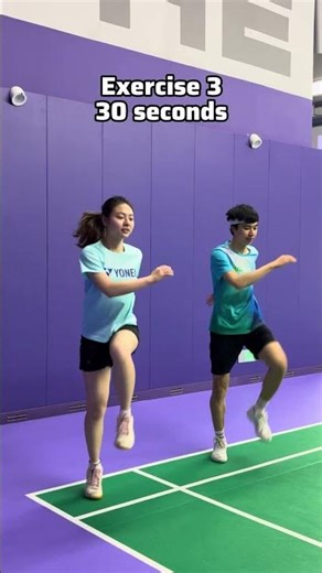 10 agility training in Badminton🔥 #badminton