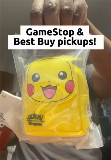 GameStop & Best Buy pickups #gamestop #bestbuy #loungeflyminibackpack #nintendo #pokemon