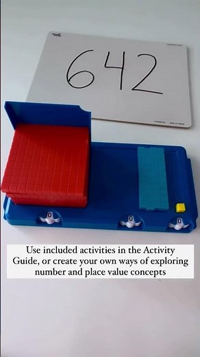 Durable Place Value Frame #teachingplacevalue #mathactivitiesforkids #mathtoys