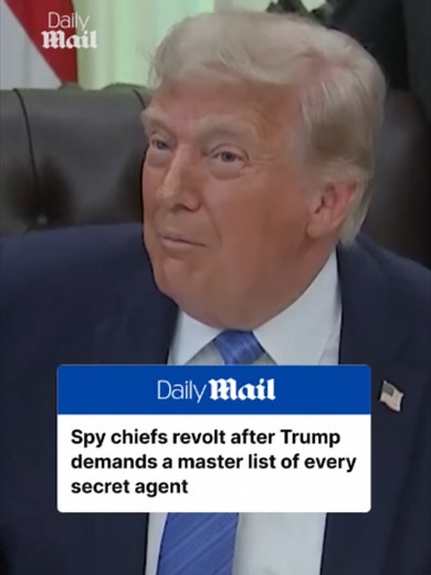 CIA and FBI leaders are resisting Donald Trump's mandate that intelligence agencies compile a master list of every US spy and potential recruit, amid fears it could endanger their own agents. The Office of the Director of National Intelligence (ODNI), led by Trump loyalist Bill Pulte, has in recent months spearheaded the grand spy list effort. Trump wants the master list because officials claim it could used to better track foreign intelligence threats and avoid inadvertent conflicts when differ