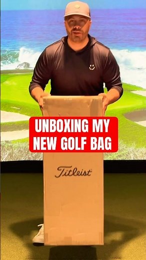 This new golf bag is CLEAN 🧽 #golfgear