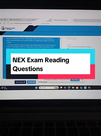 NEX Exam Reading Questions #nlnnex #nursing #nursingtest #nlexexam #nex nln nex nursing entrance exam 2025 arkansas nln nex nursing entrance exam questions 2025 nex exam study questions non nex exam answers 2025