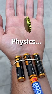 678K views · 2K reactions | Battery physics trick  | Magic Hands Creations | Facebook