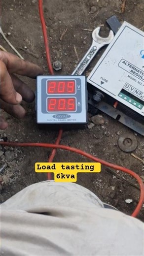 load tasting 6 kva 12 hp diesel engine EA 10 💪💪