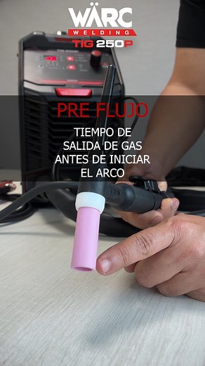 🔴 Máxima precisión con pre y post flujo 🔴 👉 Adquiere la 𝗧𝗜𝗚 𝟮𝟱𝟬𝗣 mediante distribuidores autorizados: https://biolink.info/WARC 🔴 Nuestra máquina TIG 250P cuenta con función de pre y post flujo, lo que garantiza una soldadura más limpia, mayor protección del electrodo y mejor acabado. ¡Controla el inicio y fin del arco como un profesional! | WARC