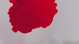 Texture of red ink in water on a white background - Free Stock Video