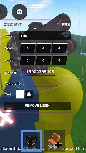 utcm grenade launcher mesh id #roblox #mesh #id