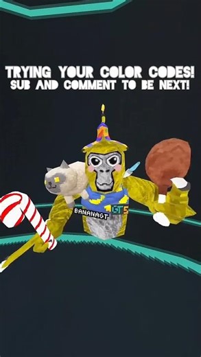 DAY.3 COLOR CODES! ‪@PhantomJr-r4t‬ ‪@MugmFR‬ #vr #gtag #gorillatag #shorts #popular #funny #music