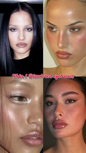 Beauty trends 2026 - Thin or Discoloured eyebrows prt4