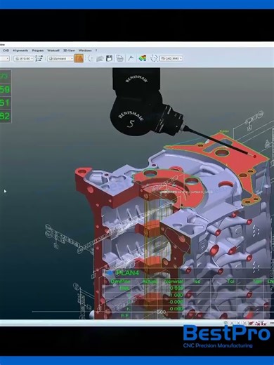 CMM inspection #cnc #machine#inspection