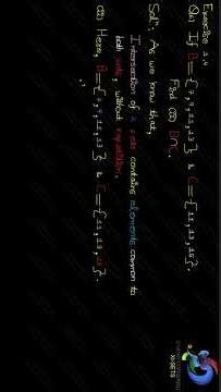 If B={7,9,11,13} & C={11,13,15}. Find B∩C.