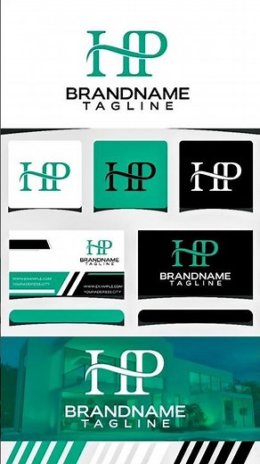 How to Create HP Logo in Adobe Illustrator | Step by Step Tutorial #logo #monogram #vector #Ai #hp