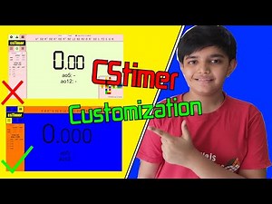 How to CUSTOMIZE CSTIMER!