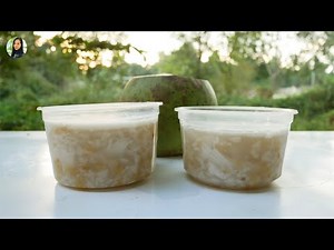 Sweet Mung Bean Porridge with Coconut Milk | Dessert Mung Bean (Thai Dessert)