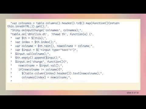 Change Column Names in DT Table - A Guide to Storing Them as reactiveVal in Shiny Apps