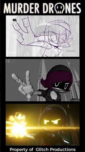 MURDER DRONES - Episode 7 Behind the Scenes #shorts